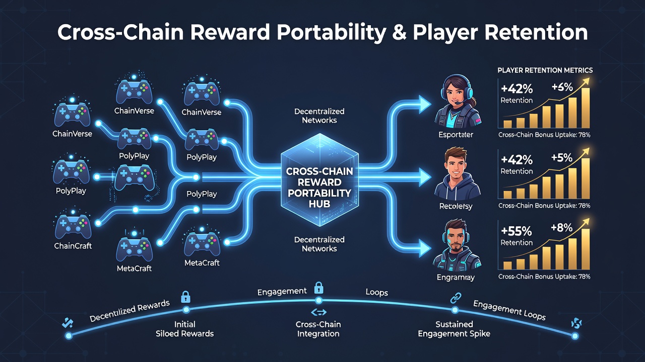 Analyse der Spielerretention durch portierbare Belohnungen in Blockchain-Gaming