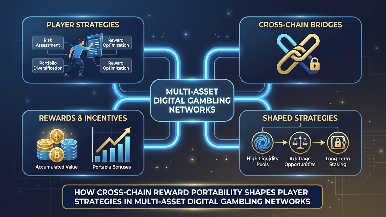 Analyse von Spielerstrategien mit portierbaren Belohnungen über verschiedene Chains